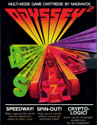 Speedway! / Spinout! / Crypto-Logic! Odyssey 2 US box art